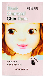 Патчи для очищения кожи ETUDE HOUSE Black Charcoal Chin Pack 2 г