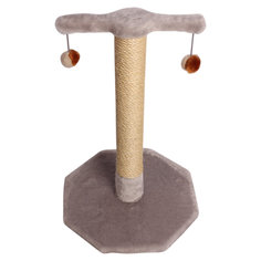 Когтеточка Lion Исскуственный мех, веревка джут.38х38х55см