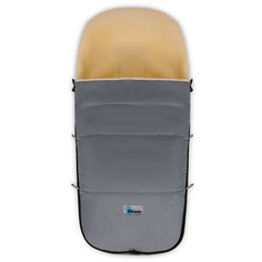 Конверт-мешок для детской коляски Altabebe Lambskin-Bugaboo Footmuff Dark Grey