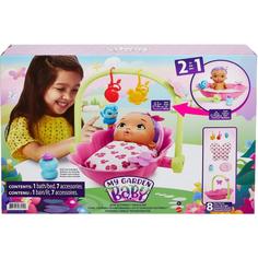 Кукла Mattel My Garden Baby Ванночка и кроватка HBH46
