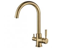Смеситель для кухни ZORG Steel Hammer (SH 713 BRONZE)