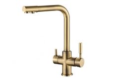 Смеситель для кухни ZorG SH 552 BRONZE под фильтр