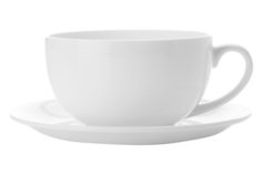 Maxwell & Williams Чашка Кашемир (0.35 л) с блюдцем, белая MW583-BC92