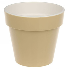 Цветочный горшок садовый Порто 111097 Кремовый No Brand