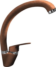 Смеситель для кухонной мойки Granfest Z3323 терракотовый