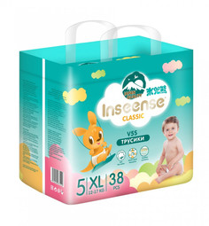 Подгузники-трусики INSEENSE Classic XL 12-17 кг., 38 шт. InsCV5SXL38Emer