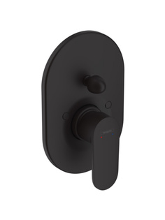 Смеситель для ванны, внешняя часть, черный матовый, Hansgrohe Vernis Blend 71449670