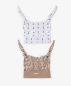 Шапка детская Gulliver Baby 2 шт 22153UNC7301 белый р.74