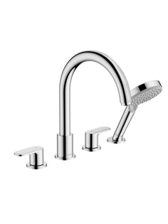 Смеситель на борт ванны с гарнитуром, Hansgrohe Vernis Blend 71456000