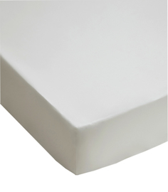 Простыня на резинке белая 90х200+35 см Gulliver 221GHUH0203