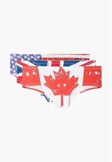 Трусы женские ALLA BUONE 004/3AB разноцветные S