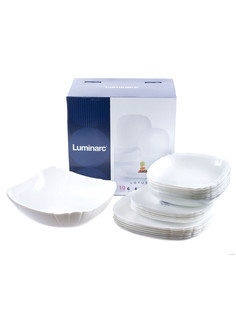 Столовый сервиз ЛОТУСИЯ 19 предметов 6 персон Luminarc