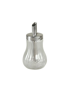 Сахарница стеклянная с трубочкой-дозатором GLASS OIL AND PEPPER BOTTLE Markethot