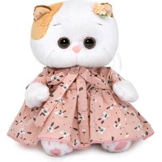 Мягкая игрушка Budi Basa Basik&Co Кошечка Ли-Ли BABY в нежно-розовом платье с бантом 20 см