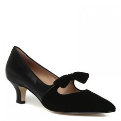 Туфли женские Pas De Rouge 1200 черные 37 EU