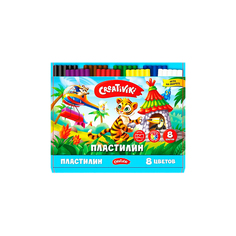 Пластилин Creativiki, 8 цветов