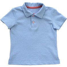 Футболка-поло "Наша мама" с коротким рукавом (цвет: голубой, рост 110 см)