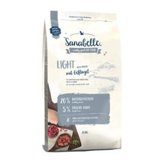 Сухой корм для кошек Sanabelle Light, низкокалорийный, домашняя птица, 2кг