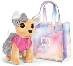 Плюшевая собачка Simba Chi-Chi Love Собачка в прозрачной сумочке, 20 см