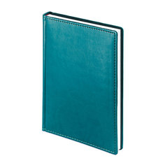 Ежедневник недатированный "Velvet", А5+, линия, 136 листов, морская волна Альт