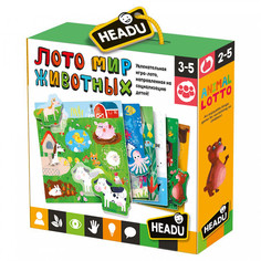 Настольная игра Headu для детей с 3 лет «Мир животных»