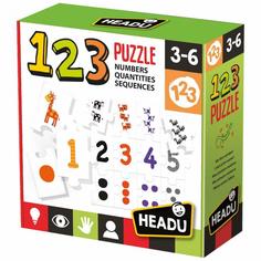 Настольная игра Headu для детей с 3 лет «1-2-3. Обучение счету»