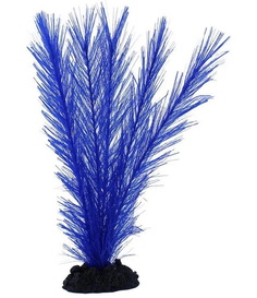 Искусственное растение для аквариума Prime Перистолистник синий 20 см, пластик, шелк P.R.I.M.E.