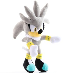 Мягкая игрушка Sonic - Сильвер на веревке (20 см) No Brand