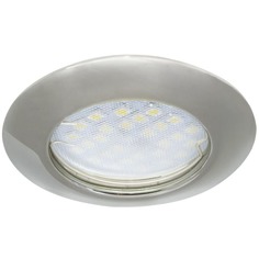 Светильник встраиваемый Ecola Light MR16 DL92 GU5.3 выпуклый хром 30x80 (кd74), FC1612EFY