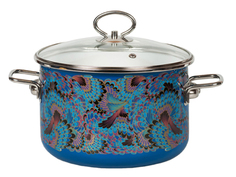 Кастрюля Vitrosse 3,0л ярко-синий Rebeca 8SD185S