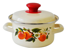 Кастрюля 42304-072/6-1л (слоновая) Керченский металлургический завод