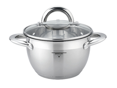 Кастрюля 2,5л 18*11,5см с крышкой "MercuryHaus" MC - 1631