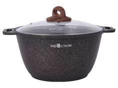 Кастрюля Кукмор 4л АПлиния "Granit Ultra Induction" (original) кгои42а