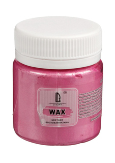 Воск патинирующий LuxWax , 40 мл, розовый, перламутровый Luxart W11V40