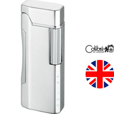Газовая зажигалка Colibri Primo Satin Silver & Polished Silver