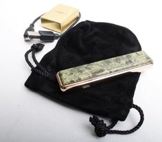 USB зажигалка с накладкой из змеевика Уральский сувенир