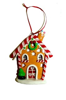 Елочная игрушка Christmas House Пряничный домик opi238965 11 см 1 шт.