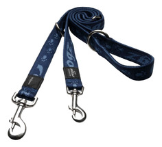 Поводок перестежка для собак Rogz Alpinist XL-25мм 1,8 м, Синий HLM27B