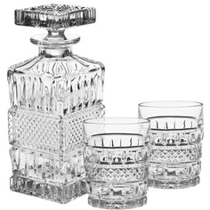 Набор для виски Crystal BOHEMIA 1 штоф 700 мл + 2 стакана (240 мл)