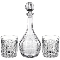 Набор для виски "Muza crystal" 3 предмета: штоф + 2 стакана 950/300 мл Lefard 195-188