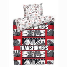 MONA LIZA КПБ 1,5 сп 50*70 Transformers Transformers "Decepticons" красн/бел