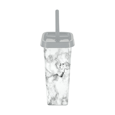 Ершик для унитаза Svip Decor, с высокой подставкой и крышкой, 12 x 12 x 37 см, серый