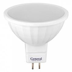 Лампочка светодиодная General, GLDEN-MR16-7-230-GU5.3-3000, 7W, GU5.3
