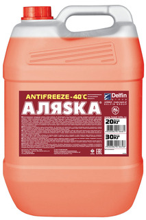Антифриз Аляска -40 G11 красный 20кг Alyaska