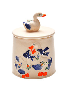 Емкость для специй Loraine Гуси 21584 Белый