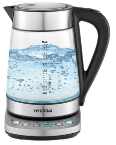 Чайник электрический Hyundai HYK-G3026 Silver
