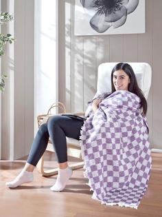 Пледы Карна "хлопок "ISABELLA"; Сиреневый"; 1.5 Karna