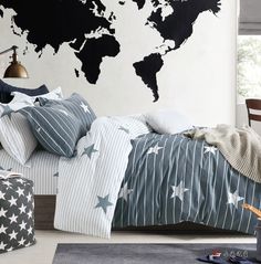 Постельное белье из перкаля, Guten Morgen "Stars"; 2.0 наволочки 50х70 Гутен Морган