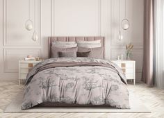 Комплекты постельного белья, сатин Guten Morgen "Sevilla"; Евро наволочки 50х70 Гутен Морган