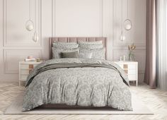 Постельное белье из перкаля, Guten Morgen "Lace beige"; Семейный наволочки 70х70 Гутен Морган